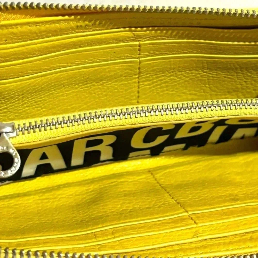 marc by Marc Jacob’s yellow leather wallet